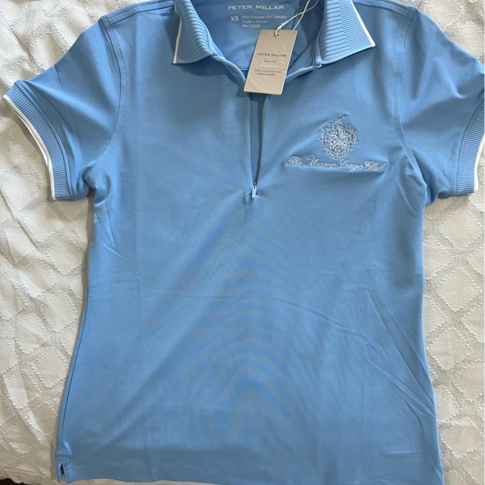 Peter Millar Mar-a-Lago Gold Polo